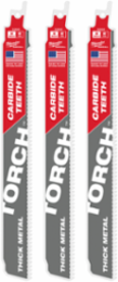 TORCH™ Carbide Teeth 9 Inch 8 TPI SAWZALL® Blade for Thick Metal Cutting