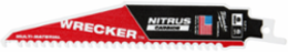 6 Inch WRECKERTM NITRUSTM Carbide SAWZALL Blade, 6TPI for Multi-Material Cutting