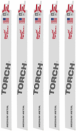 12 Inch 14 TPI TORCH™ SAWZALL® Blades for Metal Cutting (5 Pack)