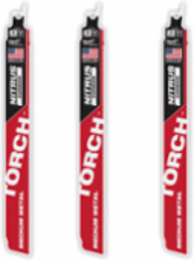 9 Inch 10 TPI TORCH™ SAWZALL® Blade Set for Medium Metal (3 PK)