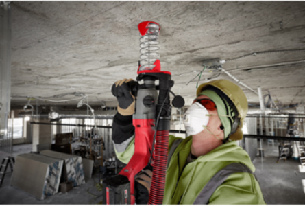 SDS-Plus DUST TRAP™ Drilling Shroud, 12.48 Inch Length, Universal Fit, OSHA Compliant