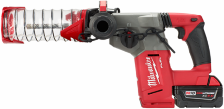 SDS-Plus DUST TRAP™ Drilling Shroud, 12.48 Inch Length, Universal Fit, OSHA Compliant