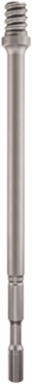 Spline Thick Wall Core Bit Adapter 18 Inch, Steel, Spline Drive to 5/8 Inch - 11 Thread