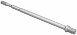 Spline Thick Wall Core Bit Adapter 18 Inch, Steel, Spline Drive to 5/8 Inch - 11 Thread