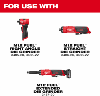 Die Grinder Arbor Adapter for 2 Inch Cut Off Wheels, Max RPM 21,000