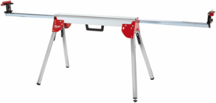 Folding Miter Saw Stand, 100 Inch Length, 500 lbs Capacity, Lightweight Aluminum