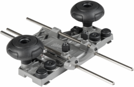 1/2 Inch Router Plunge Base with 2.5 Inch Plunge Depth and Aluminum Body