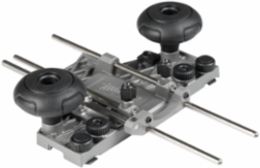 1/2 Inch Router Plunge Base with 2.5 Inch Plunge Depth and Aluminum Body