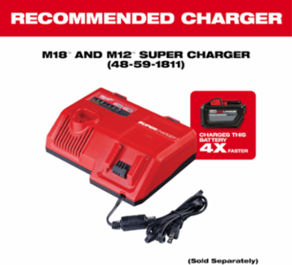 M18™ REDLITHIUM™ HIGH OUTPUT™ HD 12.0Ah Battery Pack, 18V, 3.4 lbs