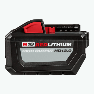 M18™ REDLITHIUM™ HIGH OUTPUT™ HD 12.0Ah Battery Pack, 18V, 3.4 lbs
