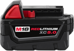 M18 REDLITHIUM XC 5.0Ah Battery Pack - 10 Pack, 18V, 1.8 lbs