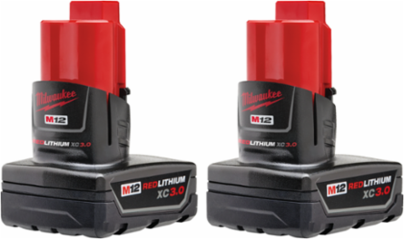 M12™ REDLITHIUM™ XC Battery Two Pack