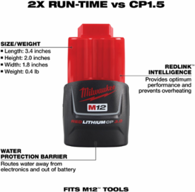M12™ REDLITHIUM™ 3.0 Compact Battery Pack