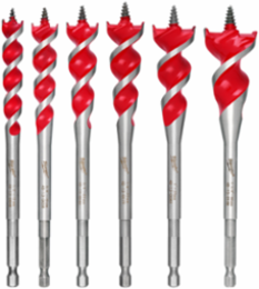 SPEED FEED™ Self-Feeding Wood Bit Set, 6 Pieces, 7/8 In. to 1-1/4 In. Sizes