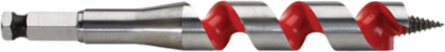 1/2 Inch x 6-1/2 Inch Auger Bit, Alloy Steel, Self Feeding, 4 Inch Flute Length