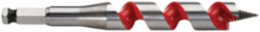 1/2 Inch x 6-1/2 Inch Auger Bit, Alloy Steel, Self Feeding, 4 Inch Flute Length
