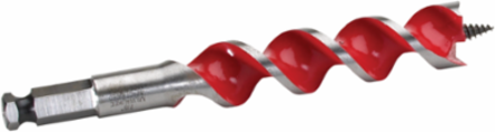 Auger Bit 7/8 Inch x 6-1/2 Inch, Alloy Steel, Impact-Rated, Self Feeding