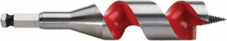 1-1/4 Inch x 6 Inch Ship Auger Bit, Alloy Steel, Self Feeding, 3 Inch Drilling Depth