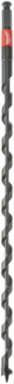 SHOCKWAVE Impact Duty 1/2 Inch x 24 Inch Lineman's Auger Bit, 21 Inch Drilling Depth