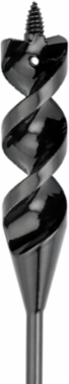 3/4 Inch x 54 Inch Flexible Cable Auger Bit, High Speed Steel, 2 Flutes