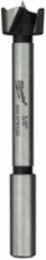1/2 Inch Forstner Bit, Alloy Steel, 3.5 Inch Length, 3/8 Inch Chuck Size