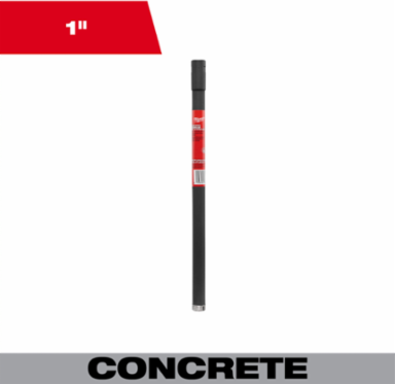 1 Inch Diamond Premium Wet Core Bit, 15 Inch Length, 5/8 Inch 11 Thread