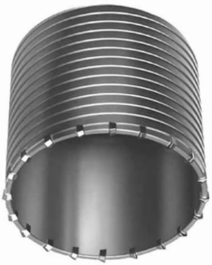 SDS Max 6 Inch Thick Wall Carbide Tipped Core Bit, Usable Depth 4-3/16 Inch