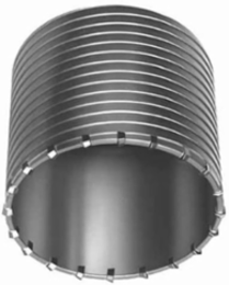 SDS Max 6 Inch Thick Wall Carbide Tipped Core Bit, Usable Depth 4-3/16 Inch