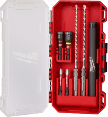 7 PC SDS Plus M/2™ 2-Cutter Concrete Screw Install Kit