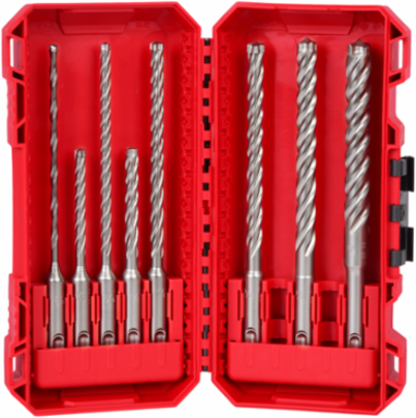 8 PC SDS Plus MX4™ 4-Cutter Drill Bit Kit