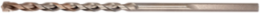 3-Flat Secure-Grip Hammer-Drill Bit 1/4 Inch x 6 Inch, Carbide Tipped