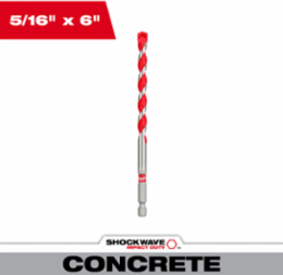 SHOCKWAVE Impact Duty Carbide Hammer Drill Bit 5/16 Inch x 4 Inch x 6 Inch