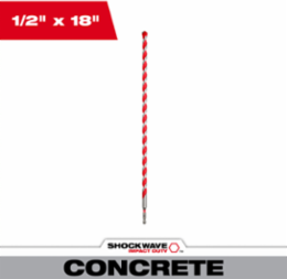SHOCKWAVE 1/2 Inch x 16 Inch Carbide Hammer Drill Bit with POWER TIP™
