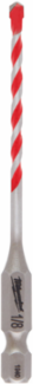 SHOCKWAVE Impact Duty Carbide Hammer Drill Bits 1/4 Inch x 6 Inch, 25 Pack