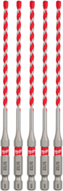 SHOCKWAVE Impact Duty 5/32 Inch x 4 Inch Carbide Hammer Drill Bits (5 PK)