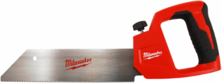 12 Inch PVC/ABS Saw with Tool-Free Blade Change, Rubber Grip, and Steel Blade