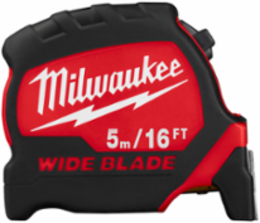 Wide Blade Tape Measure 16 ft, ABS Case, Nylon Bond Protection