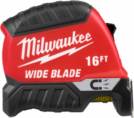 16ft Wide Blade Magnetic Tape Measure