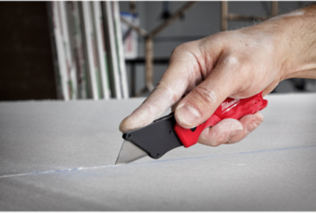 FASTBACK™ Compact Utility Knife, 6.15 Inch Length, Steel Blade, Tool-Free Change
