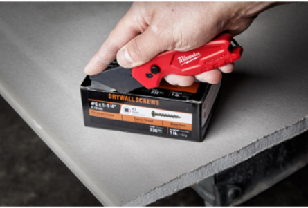FASTBACK™ Compact Utility Knife, 6.15 Inch Length, Steel Blade, Tool-Free Change