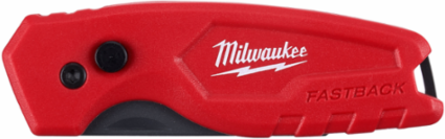 FASTBACK™ Compact Utility Knife, 6.15 Inch Length, Steel Blade, Tool-Free Change