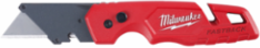FASTBACK Folding Utility Knife, 6.87 Inch Overall Length, Metal Body, Quick Change Blade