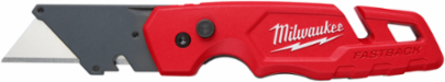 FASTBACK™ Folding Utility Knife Set, 1.25 Inch Blade, 51 Blades, Steel Handle