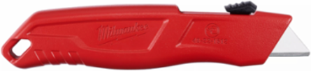Self-Retracting Utility Knife with Metal Body, 1.25 Inch Blade Length