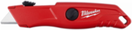 Self-Retracting Utility Knife with Metal Body, 1.25 Inch Blade Length