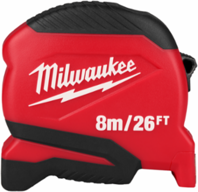 8m/26ft Compact Tape Measure