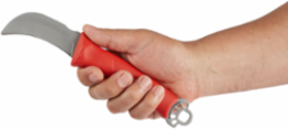 Lineman's Hawkbill Knife 3.25 Inch Stainless Steel Blade, Ergonomic Handle