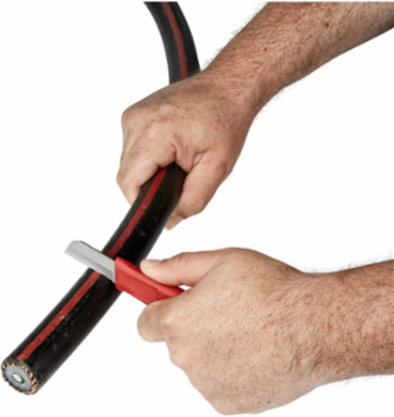 Lineman's Underground Knife 7 Inch with Stainless Steel Blade and Ergonomic Handle