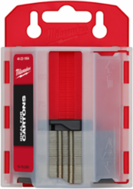 Carton Utility Knife Blades - 50 Pack, Micro Carbide Metal, 3 Inch Length