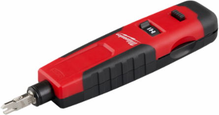 Impact Punchdown Tool, 5.75 Inch Handle, Adjustable Hi/Lo Impact Intensity